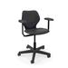 KI Furniture Intellect Wave Task Chair Upholstered in Black | 35.5 H x 26.5 W x 24.5 D in | Wayfair IWPD18AUB.1ZSL.PND.S