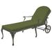 Summer Classics Provance 78.38" Long Reclining Single Chaise w/ Cushions Metal in Gray | 41.75 H x 31 W x 78.38 D in | Outdoor Furniture | Wayfair