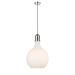 Longshore Tides 1 - Light Single Globe Pendant Glass in White | 24.75 H x 15.75 W x 15.75 D in | Wayfair F51234A824794F1896863A04FC48A479