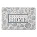 Blue/White 27 x 18 x 1 in Kitchen Mat - Dovecove Tyngsborough Welcome Home Multi Shell on Kitchen Mat Synthetics | 27 H x 18 W x 1 D in | Wayfair