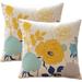 Wildon Home® Kamen Cotton Blend Throw Square Pillow Cover Cotton Blend in Yellow | 16 H x 16 W x 2 D in | Wayfair 6965D72048604CFD9A09E161CA421EB7