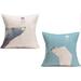 East Urban Home Set Of 2 Throw Pillow Cushion Cover Bear | 22 H x 22 W x 2 D in | Wayfair A633222442594AA89CB32BCFC10368FC