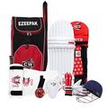 CW Player Choice Cricket KIT Youth Size Full Set Cricket KIT Bag Full KIT Full Size Kids Cricket KIT Full Cricket KIT Full Cricket Set Leather BAT Junior Cricket KIT Set 4 for 8-9 YR