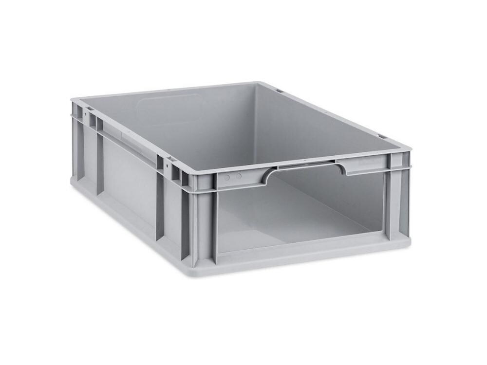 PROREGAL Eurobox NextGen Store | HxBxT 17x40x60cm | 34 Liter | Front offen | Eurobehälter, Transportbox, Transportbehälter, Stapelbehälter Image