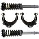 CCIYU Complete Suspension Kit Fits 03 04 05 06 07 for Honda for Accord Includes Strut Spring Assembly Control Arm Fits select: 2003-2004 2006-2007 HONDA ACCORD EX