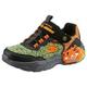Sneaker SKECHERS KIDS "DINO-LIGHTS-" Gr. 35, bunt (schwarz, multi) Kinder Schuhe mit Blinkfunktion, Freizeitschuh, Halbschuh, Schnürschuh