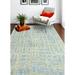 Bashian Nirvaan Area Rug Teal 7 6 X 9 6