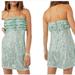 Free People Dresses | New Free People Frida Sequin Strapless Ruffle Dress | Color: Green | Size: 8