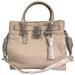 Michael Kors Bags | Michael Kors New Hamilton Lg Carryall Leather | Color: Cream/White | Size: W 14'' X H 13'' X D5 1/2''