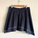 American Eagle Outfitters Skirts | American Eagle Outfitters Navy Blue Circle Skirt With Sequin Trim | Color: Blue/Silver | Size: S
