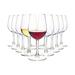 Eternal Night Wine Glasses Set,10 OZ Clear Wine Glass w/ Stem, Premium Crystal Long Stemware Elegant White Wine Glassware For Drinking, Wine, Restaurants | Wayfair