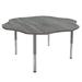 Factory Direct Partners La Madera Pro Flower Activity Table w/ Adjustable Super Legs Laminate/Metal | 31.5 H x 60 W x 60 D in | Wayfair 13118-283