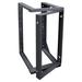 Quest Manufacturing Swing out Open Frame Wall Mount Rack in Black | 40 H x 21 W in | Wayfair SR1935-20-02D