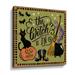 The Holiday Aisle® Halloween Expressions IV Gallery Wrapped Canvas Canvas, Cotton in Black/Green/Orange | 24 H x 24 W x 2 D in | Wayfair