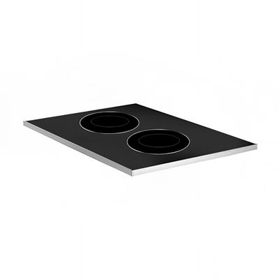 Eastern Tabletop ST59802INDB Induction Tile w/ (2) Burners - 31 7/16" x 22 1/4", Black, 120v