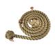 36mm Natural Hemp Bannister Handrail Stair Rope x 10 FT c/w 4 Copper Fittings