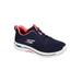 Women's The Arch Fit Lace Up Sneaker by Skechers in Navy Medium (Size 9 M)