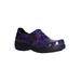 Women's Bind Slip-Ons by Easy Works by Easy Street® in Purple Hearts Patent (Size 7 1/2 M)