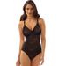 Plus Size Women's Lace'N Smooth Body Briefer by Bali in Black (Size 36 DD)