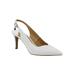 Women's Belamie Pumps by J. Renee in White Pearl Patent (Size 8 1/2 M)