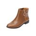 Women's The Addi Bootie by Comfortview in Mocha (Size 7 1/2 M)