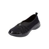 Extra Wide Width Women's CV Sport Greer Slip On Sneaker by Comfortview in Black (Size 11 WW)