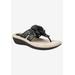 Women's Cynthia Sandal by Cliffs in Black Smooth (Size 8 M)