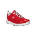 Women's TravelWalker II Sneaker by Propet® in Red Mesh (Size 10 M)