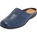 Extra Wide Width Women's The Sarah Slip On Mule by Comfortview in Navy (Size 10 1/2 WW)
