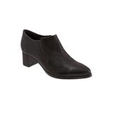 Women's Keegan Bootie by Trotters in Black Lizard (Size 6 1/2 M)