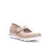 Wide Width Women's Onalee Sneakers by Propet in Beige (Size 6 1/2 W)