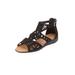 Extra Wide Width Women's The Milana Sandal By Comfortview by Comfortview in Black (Size 7 1/2 WW)