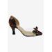 Wide Width Women's Cupcake Pump by Bellini in Black Floral (Size 10 W)