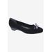 Women's Tulane Flat by Ros Hommerson in Black Suede (Size 8 1/2 M)