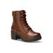 Women's Brynn Lace Up Boot by Eastland in Tan (Size 9 M)