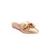 Wide Width Women's The Ayla Mule by Comfortview in Gold (Size 10 1/2 W)