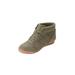 Women's CV Sport Honey Sneaker by Comfortview in Dark Olive (Size 7 1/2 M)