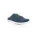 Wide Width Women's Travelwalker Evo Slide Sneaker by Propet in Cape Cod Blue (Size 7 W)