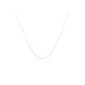 Women's Solid Yellow Gold Slim And Dainty Rope Chain Necklace Unisex Chain 16" by Haus of Brilliance in Yellow Gold