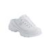 Women's The D'Lites Bright Sky Slip-On by Skechers in White Medium (Size 10 M)