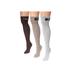 Plus Size Women's Cuff Over The Knee Slippers Socks by MUK LUKS in Neutral (Size ONE)