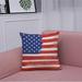 zttd vintage american flag pillow cases cotton linen sofa cushion cover home decor d a