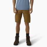 Dickies Men's Flex Cooling Regular Fit Cargo Shorts, 11" - Brown Duck Size 38 (SR607)