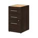 UrbanPro 16W 3 Drawer File Cabinet in Black Walnut - Engineered Wood