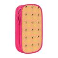 XMXY Bee A Bug Gift Large Capacity Pencil Case Portable Pencil Bags with Compartments Zipper Pink