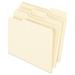 Pendaflex Earthwise by Pendaflex 100% Recycled Manila File Folder 1/3-Cut Tabs: Assorted Letter 0.75 Expansion Manila 100/Box