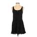 Eloise Casual Dress - Mini: Black Polka Dots Dresses - Women's Size X-Small