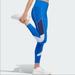 Adidas Pants & Jumpsuits | Adidas 7/8 Tight High Rise Leggings Blue | Color: Blue/White | Size: Xs