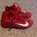 Nike Shoes | Men’s Nike Alpha Menace Football Cleats (10.5) | Color: Red | Size: 10.5