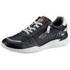 Sneaker MUSTANG SHOES, Herren, Gr. 47, weiß (navy, sanftes weiß), Lederimitat, sportlich, Schuhe, mit seitlichem Reißverschluss, Freizeitschuh, Halbschuh, Schnürschuh